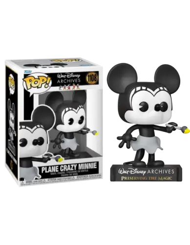 Disney Archivies| Plane Crazy Minnie, Vinyl PoP 1108