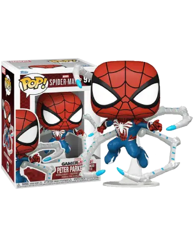 Marvel Spiderman 2 | Peter Parker Future Suit , Vinyl PoP 971