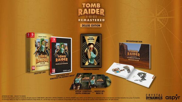 Tomb Raider I-III Remastered Starring Lara Croft Deluxe Ed. Switch