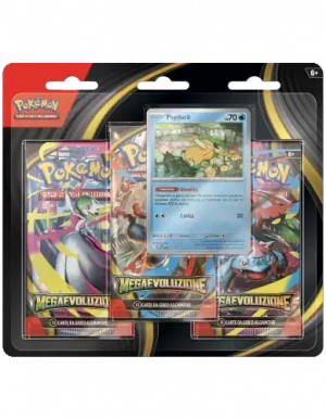 Pokémon Megaevoluzione Collezione Da 3 Booster Pack + Promo Golduck
