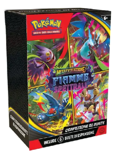 Bundle Fiamme Spettrali Confezione da 6 Buste Pokemon Italiano