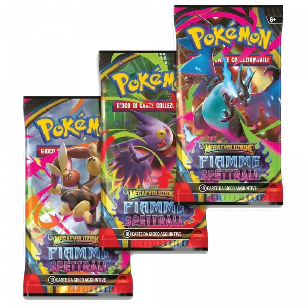 POKÈMON MEGAEVOLUZIONE FIAMME SPETTRALI 3 PACK (PROMO SNEASEL)