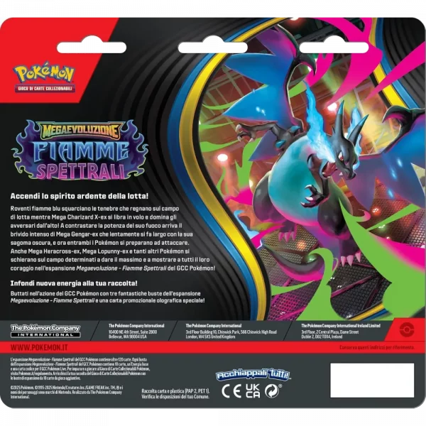POKÈMON MEGAEVOLUZIONE FIAMME SPETTRALI 3 PACK (PROMO SNEASEL)