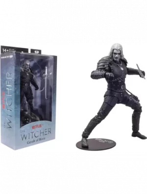 Action Figure Geralt di Rivia Action Figure The Witcher Netflix Geralt Di Rivia 18cm