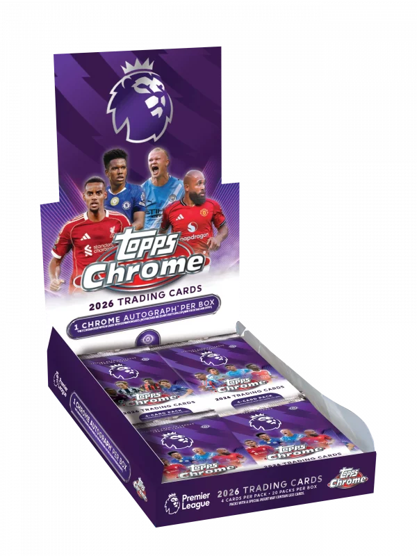 2026 Topps Chrome® Premier League - Hobby Box