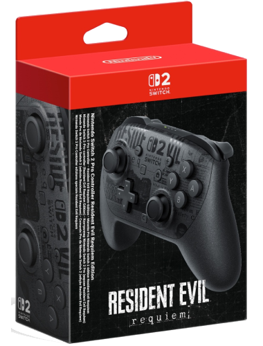 Nintendo Switch 2 Pro Controller Resident Evil requiem Edition
