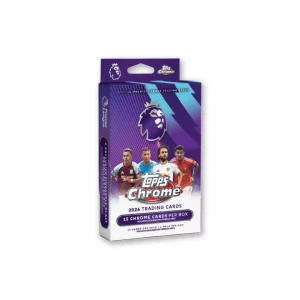 2026 Topps Chrome Premier League Soccer Hanger Pack