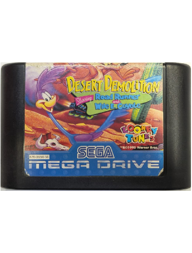 Desert Demolition Road Runner and Wile e Coyote SEGA Mega Drive