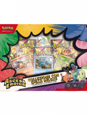 Pokémon collezione con spilla deluxe compagni d’avventura dell’espansione megaevoluzione ascesa eroica Pokémon collezione con spilla deluxe compagni d’avventura dell’espansione megaevoluzione ascesa eroica