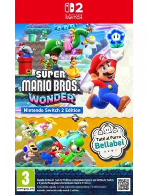 Super Mario Bros Wonder Nintendo Switch 2 Edition + Tutti al Parco Bellabel Super Mario Bros Wonder Nintendo Switch 2 Edition + Tutti al Parco Bellabel