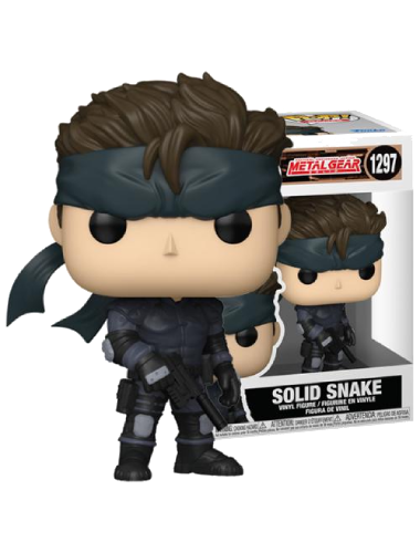 Funko POP! Metal Gear Solid S2_ Solid Snake 1297 Funko POP! Metal Gear Solid S2: Solid Snake 1297