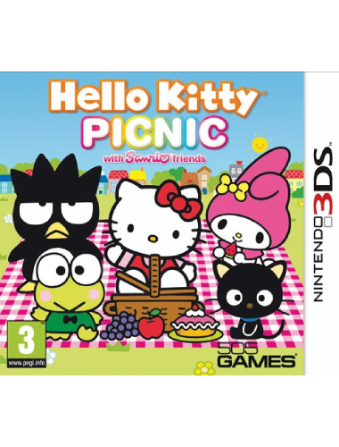 Hello Kitty PICNIC with Sanrio Characters Nintendo 3DS Hello Kitty PICNIC with Sanrio Characters Nintendo 3DS