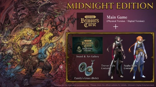 Castlevania: Belmont's Curse Midnight Edition Nintendo Switch