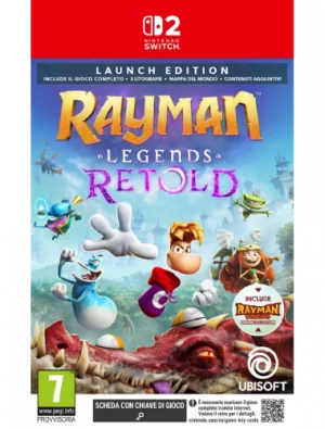 Rayman Legends Retold Launch Edition Nintendo Switch 2