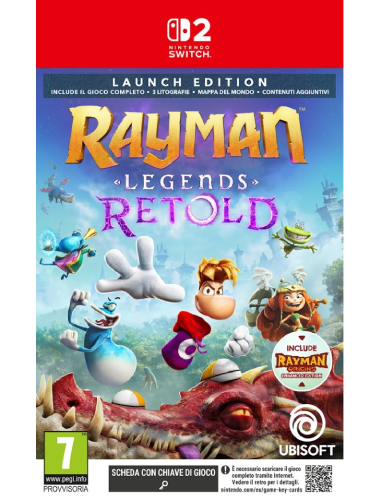 Rayman Legends Retold Launch Edition Nintendo Switch 2